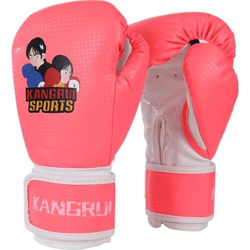 1 Pair Child Boxing Gloves Kids Training Fighting Glove Birthday Gift Muay Thai Sparring Kickboxing PU Gloves Punching Mitts