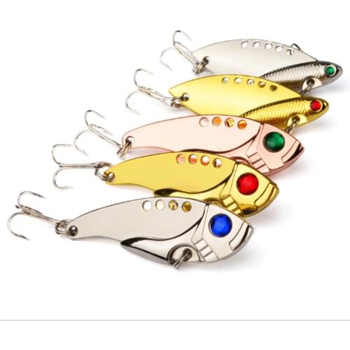 1pcs 10g/5.5cm fishing lure VIB Vibrations Spoon Lure Bass wobblers artificial bait cicada lure vib bait everything for fishing
