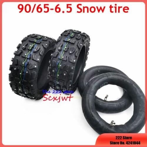11Inch Winter Snow Tire 90/65-6.5 Tube Tyre or Tubeless Tire for Electric Scooter Speedual Plus Zero 11x Dualtron Ultra Off Road