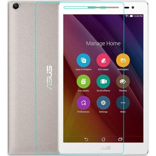 2016 9H 0.3mm For Asus Zenfone Z380 8" Explosion-Proof Tempered Glass Toughened Film Screen Protect Cover For Z380 tablet