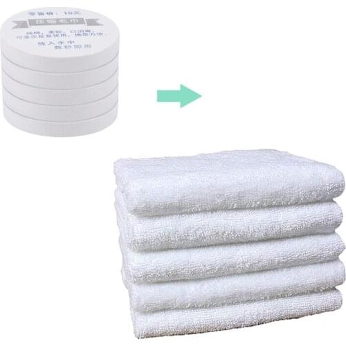 33x65cm Portable Compressed Towel Car Washing Travel Camping Hotel Facial Universal Soft Cotton Towel
