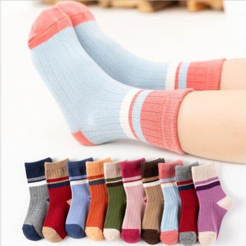 5Pairs/set Children Seamless Socks Breathable Boys Socks Girls Cotton Socks For Children Sports Socks For Kids