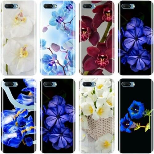 Orchid Flowers Colorful Cover Soft Silicone Phone Case For Huawei MATE 7 8 9 10 20 pro Honor 8 9 10 V10 NOTE10 lite