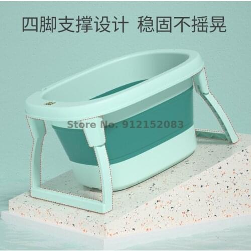 Baby Bathtub Baby Bathtub Newborn Childrens Foldable Temperature Sensitive Bathtub Can Be Used For Sitting And Lying Down House