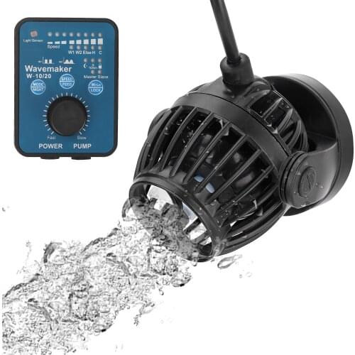 Jebao/Jecod 110~240V RW4 RW8 RW15 RW20 Wavemaker Water Pump Aquarium Coral cylinder pump Marine Aquarium Wave Make