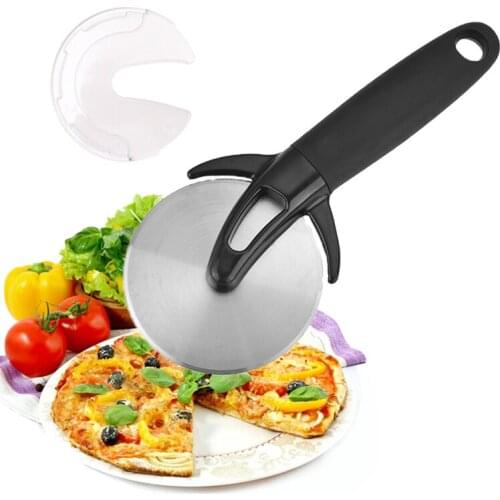 Round Pizza Cutter Stainless Steel Knife Cake Tools Pizza Wheels Pies Waffles Dough Cookies Kitchen Gadgets Baking Tools