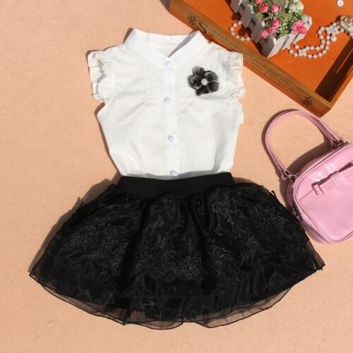 Summer Baby Toddler Teen Floral Vest School Girls Blouse Tank Top Blouse for Girl Blouses And Tops Kids Shirt Childrens Clothes