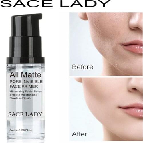 SACE LADY Face Foundation Primer Makeup Oil Control Matte Make Up Face Base Cream Professional Pores Foundation Primer Cosmetic