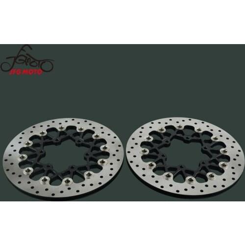 Motorcycle 2pcs Floating Brake Discs Rotor For SUZUKI GSXR600 GSXR750 2008-2014 GSXR1000 2009-2014 GSXR 600 750 1000