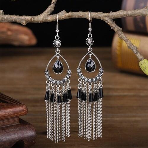 Multiple Vintage Ethnic Boho Dangle Drop Earrings Gifts For Women Female Anniversary Bridal Party Wedding Wholesale Jewelry