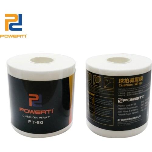 POWERTI 2/lot 27m Cushion Wrap Backing Film for Tennis & Badminton Racket Shock Absorbing Film Damping Balance Handle Thickness