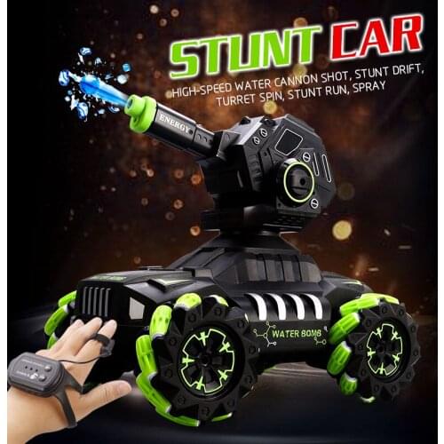 Remote Control Shooting Tank Battle Rc Toy Water Bomb Shooting Competitive Remote Control Car Multifunctional Off-road for Kids