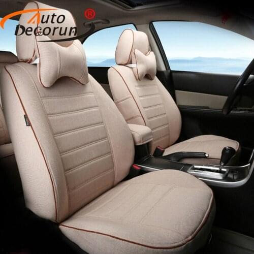 AutoDecorun Dedicated Seat Cover Flax Fabric for Mazda CX5 Car Seat Covers Set Accessories for Cushion Seat Supports Car Styling