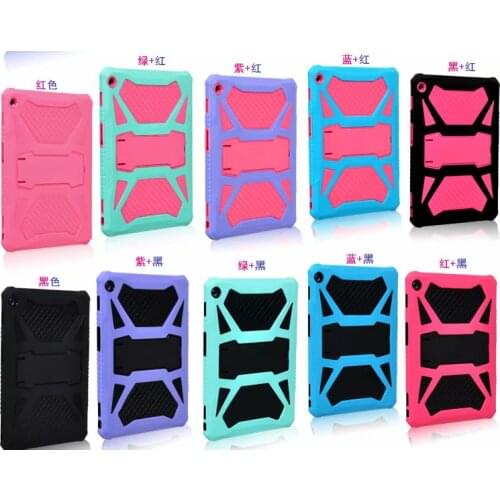 Heavy Duty Armor Case for Huawei MediaPad M5 Lite 10 / C5 10 BAH2-W19 BAH2-L09 BAH2-W09 10.1" Silicon Kiad safe stand Cover +pen