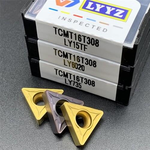 TCMT16T304/08 LY15TF/LY735/LY6020 carbide blade metal turning tool CNC turning tools can be indexed