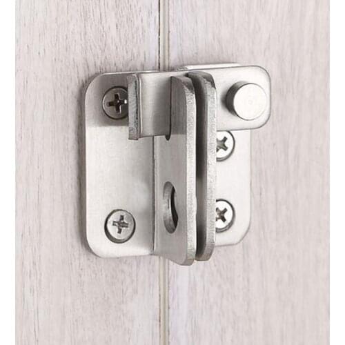 Turn On Left / Right Brief Simple Bolt Anti-theft Security Door Thick Stainless Steel Thicken Bolt Locker Lock Hasp Hardware