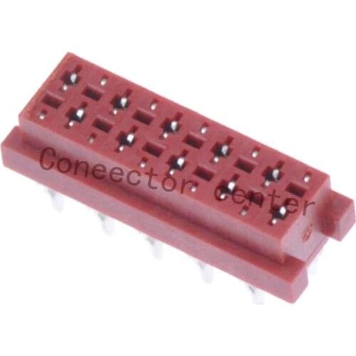 1.27mm Micro-Match Connector 10PIN PCB Board DIP Straight For 8-215079-0