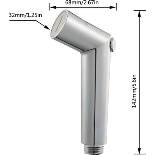 New Toilet Spray Nozzle Adjustable Bathroom Bidet Fresh Water Spray Toilet Seat Nozzle Attachment For Women Washing Gun Durable