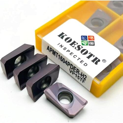 APMT1604 APMT1135 PDER M2 H2 VP15TF carbide insert milling cutter APMT 1135 APMT 1604 end milling cutter CNC milling cutter