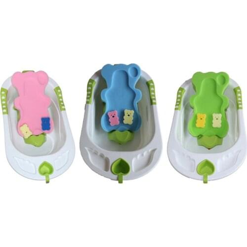 Bath Seat Infant Non Slip Soft Bath Foam Pad Mat Body Cushion Sponge Bathtub Mat Safety Bathtub Seat Mom Must For Baby Care New
