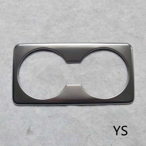 For Mazda 3 Mazda3 2019 2020 Axela Hatchback Sedans Rear Seat Water Cup Cover Trim Metal Interior Car Accessorie 1 Pcs