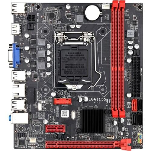 JINGSHA B75M Desktop Motherboard B75 LGA1155 For i3-2100 i3-2120 i3-3240 i5-2400 i5-3450 i5-3470 i7-2600 CPU Support DDR3 Memory