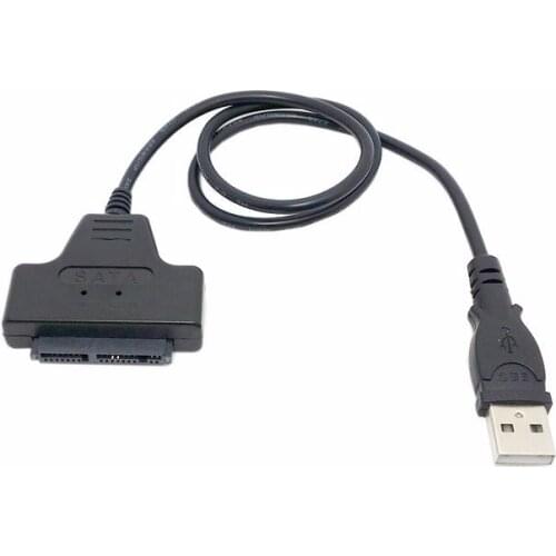 USB2.0 USB 2.0 to Micro SATA 7+9 16P 1.8" SSD Hard Disk Drive hdd Adapter Cable 50cm usb micro sata adapter Connector