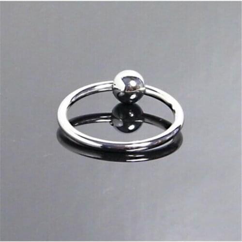 Penis Ring Lock Cock Ring Delay Ring Circumcision Magnetoresistance Ring Support Metal Ring Single Bead Ring