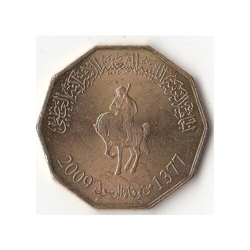 Libyan quarter dinar 2009 edition Coins Africa Original Coin Collectible Edition Real Rare Commemorative