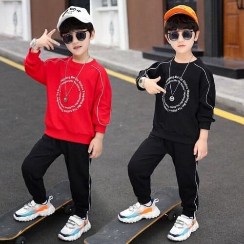 Children wear set spring autumn boy clothing set long sleeved Kids sport clothes set boys clothing sport set children tracksuit