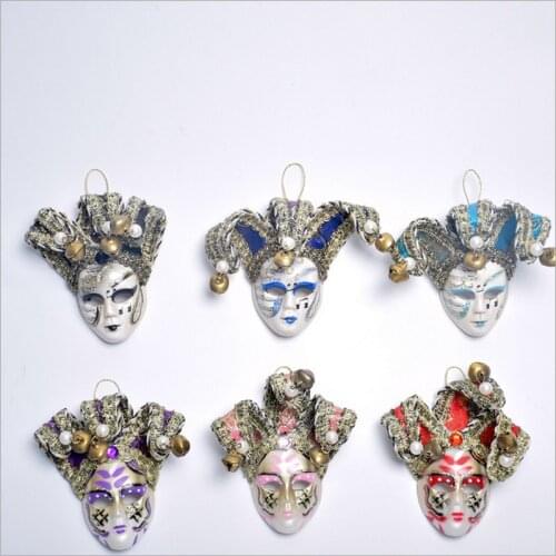 Venice Craft Mask Fridge Magnets Creative Cartoon Souvenir Refrigerators Magnetic Message Sticker Home Decor Kitchen Accessories