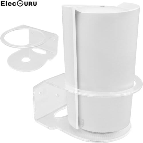 Wall Mount for TP-Link Deco X90 Whole Home Mesh WiFi System,Home Wifi Router Shelf Acrylic Holder Transparent Bracket