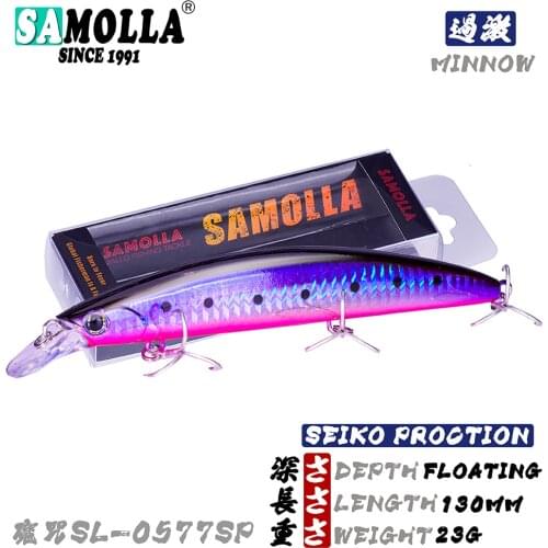 Floating Minnow Fishing Lure Topwater Hard Bait Weights 23g Artificial Bait De Peche Perch Fish Goods Wobblers Trolling Leurre