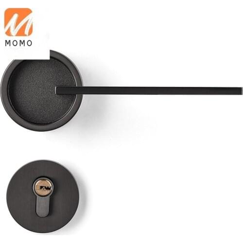 Best Price modern contemporary black internal door handle hardware