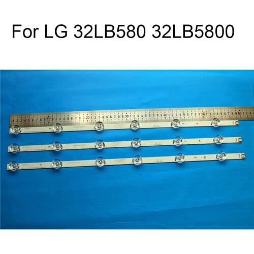 3PCS Brand New LED Backlight Strip For LG 32LB580 32LB5800 TV Repair LED Backlight Strips Bars A B TYPE 6 Lamps Original Quality