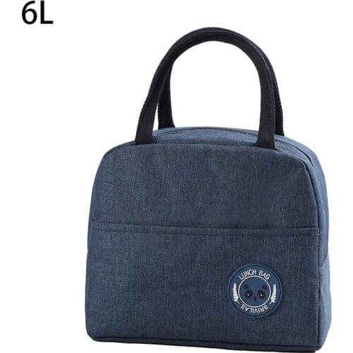 6L Thermal Lunch Bags for Women Kids Men Fashion Picnic Cooler Lunch Bag Insulated Travel Food Tote Bags