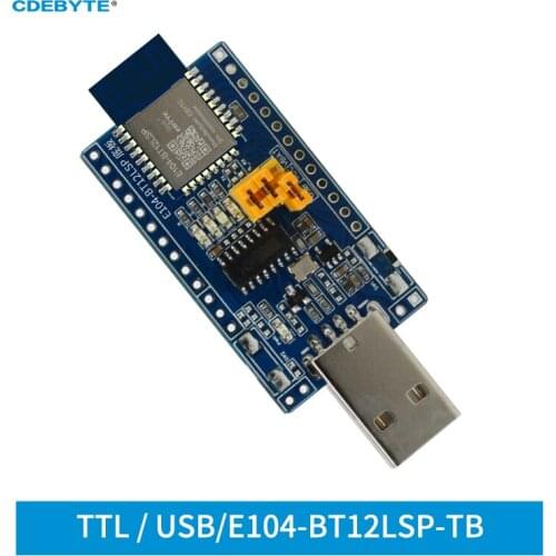 TLSR8253F512 UART SIG Mesh Networking Module SMD CDEBYTE E104-BT12LSP-TB Bluetooth Test Board Kit Intelligent Remote Control