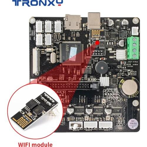 Tronxy Newest Version Wifi Motherboard Upgrades Controller Board Cloned DuetWifi Advanced 32bit For 3D Printer XY-2 X5SA Machine