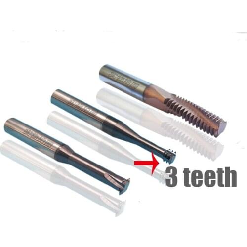 Ungsten steel thread milling cutter tooth cutter tungsten steel pick cutter internal and external thread processing center