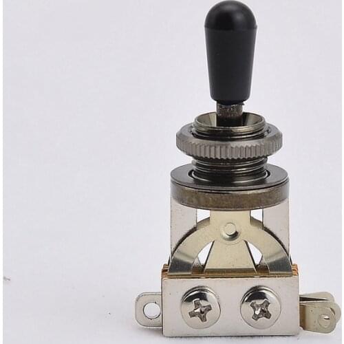 1 Piece 3-Way Electric Guitar Pickup Selector Switch/Toggle Switch for Lp Guitar Parts Black Nickel