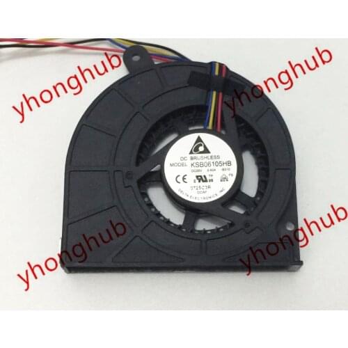 Delta Electronics KSB06105HB EB1501 EB1502 Server Cooling Fan DC5V 0.4A 4-wire