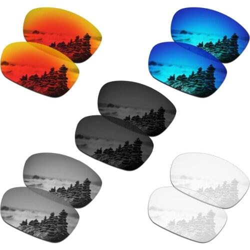SmartVLT 5 Pairs Polarized Sunglasses Replacement Lenses for Oakley Ten X - 5 Colors