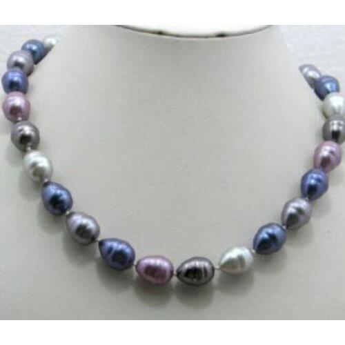 917 +++Tahitian natural black Tibetan pearl necklace