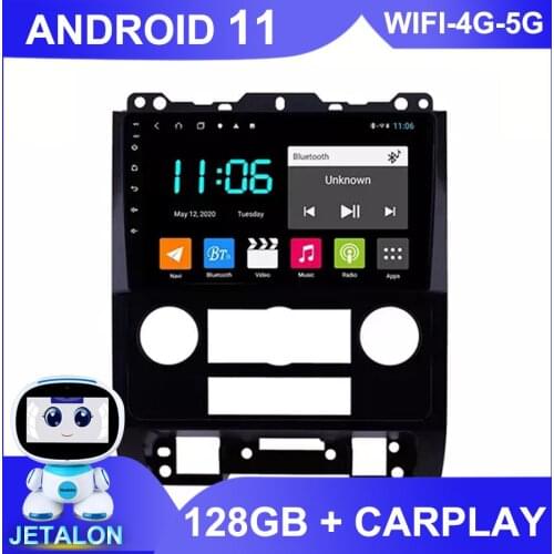 For Ford Escape 2007 2012 Car Radio Stereo GPS Navigator 6GB Ram 128GB Rom Autoradio 2Din Android 11 Bluetooth Multimedia Player