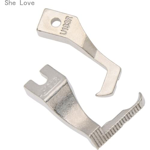 Chzimade 2pcs DIY Sew Tool Industrial Simultaneous Sewing Machine Presser Foot Universal Kit