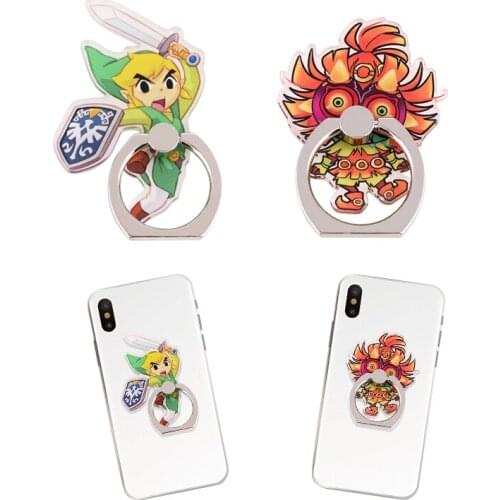 20pcs/lot BH1645 Anime 360 Degree Phone Ring Holder Finger Ring Phone Holder Rings Cute Cell For Phone Magnetic