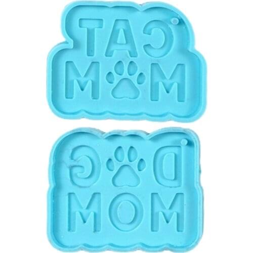 Cats Claw Keychain Epoxy Resin Mold Pendant DIY Crafts Casting Silicone Mould