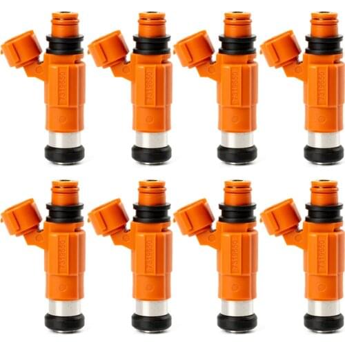 Set of 8 Fuel Injectors INP771 CDH210 for Yamaha Outboard 115 HP for Mercury 115 EFI 4 Stroke for Suzuki 7319650 880887T 1
