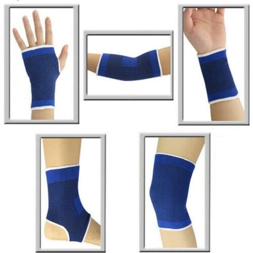 5 Pairs/Set Sports Knee Pad Wrist Guard Ankle Support Anti-twist Protective Gear Outdoor Sport Accessories for Adults Kids