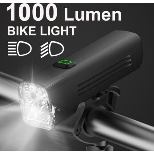NEWBOLER 1200 Lumen Bike Light Set USB High/Low Beam MTB Bicycle Lamp Headlight LED Cycling Flashlight Lantern Bike Accessories